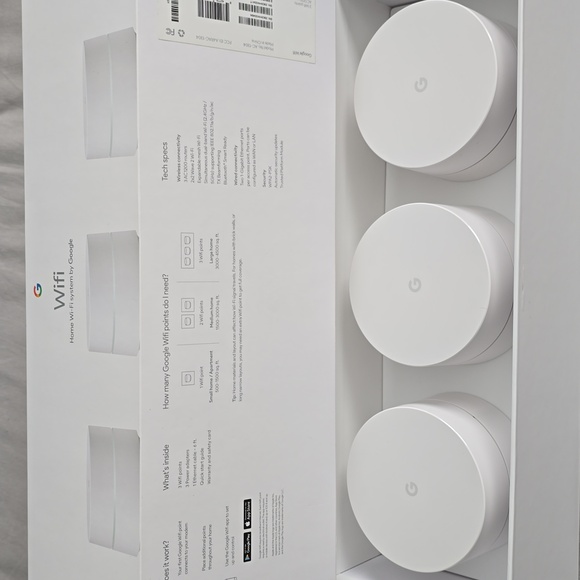 Google White Home WiFi Router System - Picture 4 of 5